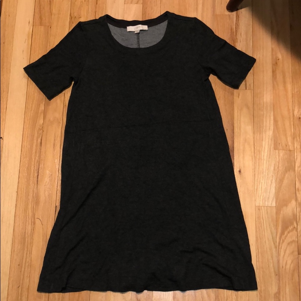 LOFT gray dress